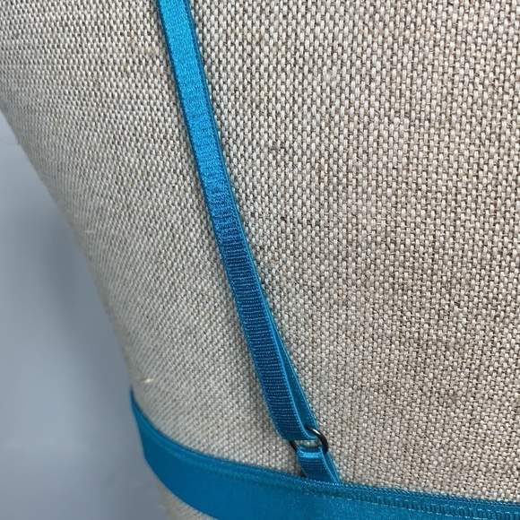 Urban Outfitters Out From Under Semi Sheer Bralette - Sapphire Blue, Size L - Picture 6 of 12